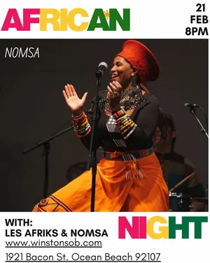 African Night: Les Afriks & Nomsa at Winston's